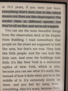 One of many fantastic lines in the story.