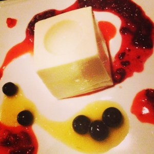 Incredible key lime mousse from Deep Blu