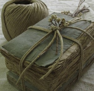 Beautiful, old books stay comfortable and welcomed in our hearts.