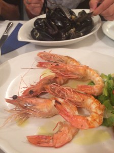 Fresh Seafood at Ammoudi