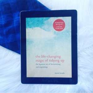 The Life-changing magic Of Tidying, by Marie Kondo. Book Photography by Kelly Furgal Toye. (Click for Bookstgram Account)